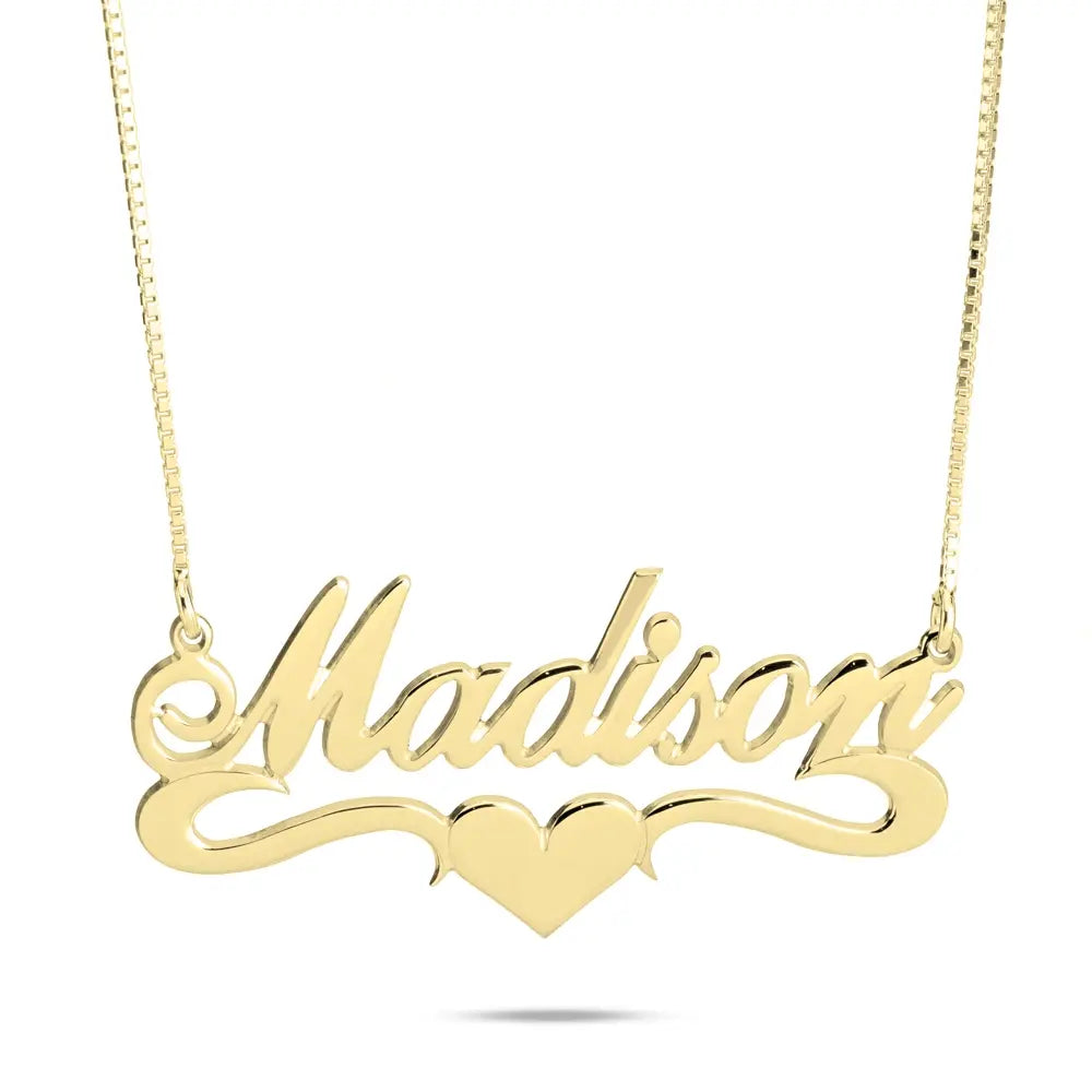 Gold Plated Necklace (Custom Name)